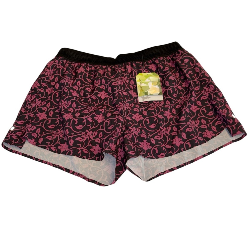 Libin shorts pull on elastic waist shorter in front UPF+50 Size medium NWT